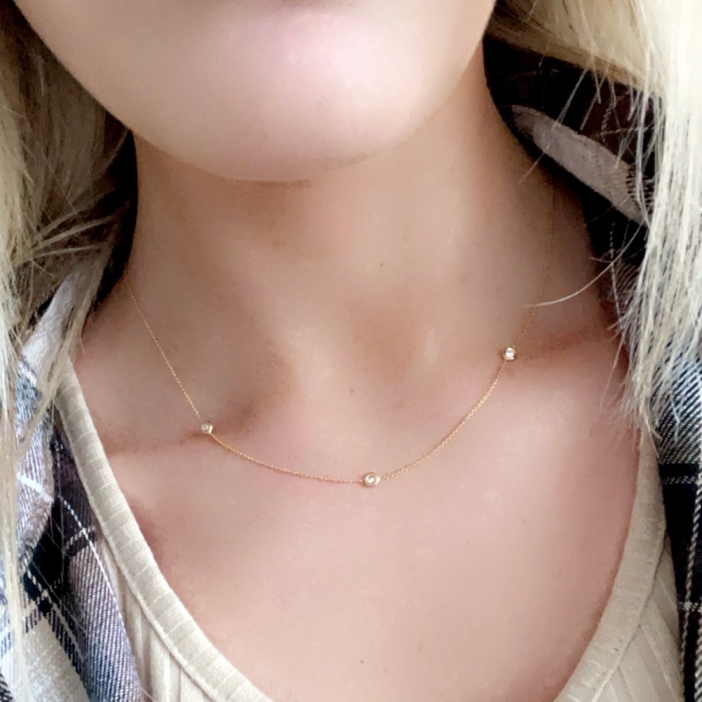 Roberto Coin Gold Necklace with Subtle Accents
